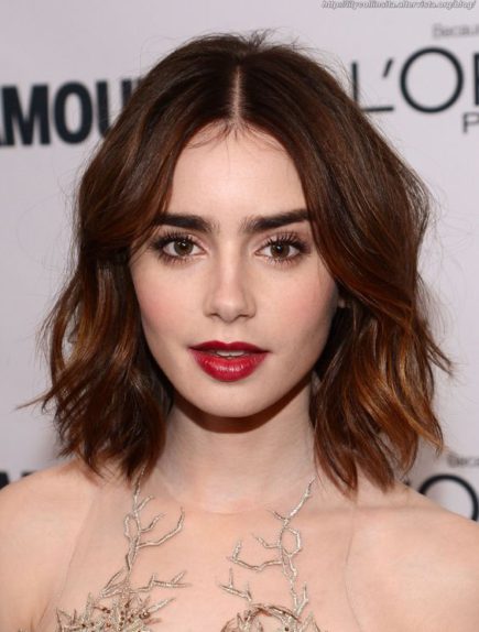 Lily Collins - Pinterest
