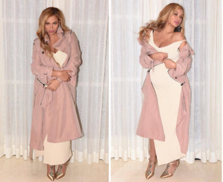 Beyoncé enceinte et fière de ses formes - Instagram