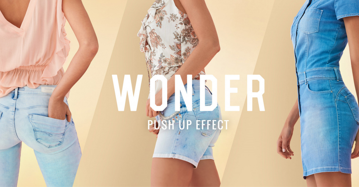 Jeans effect push-up, Salsa