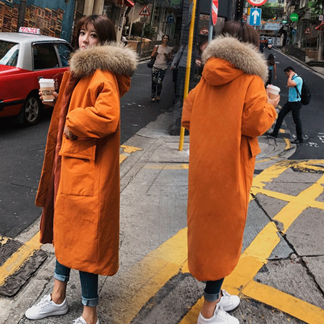 Parka orange (Aliexpress.com)