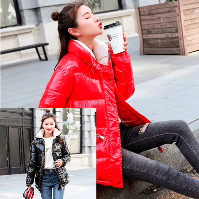 Doudoune brillante (Aliexpress.com)