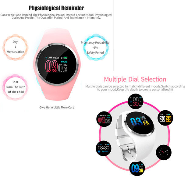 Montre connectée SCOMAS - Femme (Aliexpress.com)